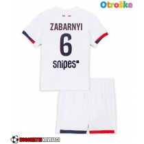 Otroške Nogometnih dresov Paris Saint-Germain Illia Zabarnyi #6 Gostujoči 2025-26 Kratki rokavi (+ hlače)